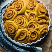 Overnight Pumpkin Cinnamon Rolls