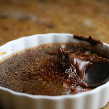 Dark Chocolate Crème Brûlée