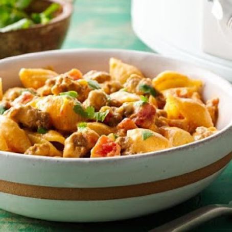 Crockpot Taco Pasta