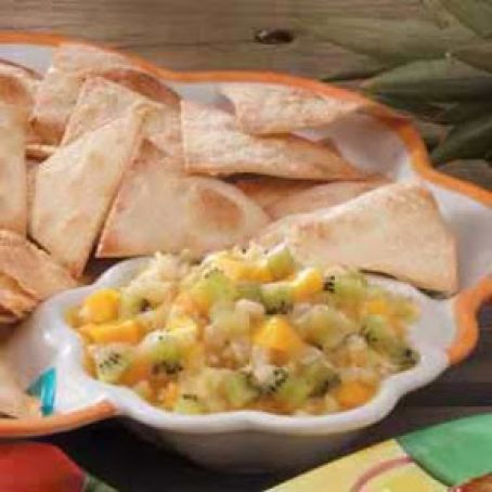 2004 Fruit Salsa with Ginger Chips