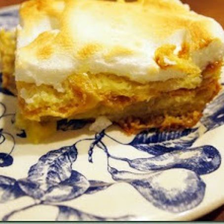 Lemon Meringue Baked French Toast