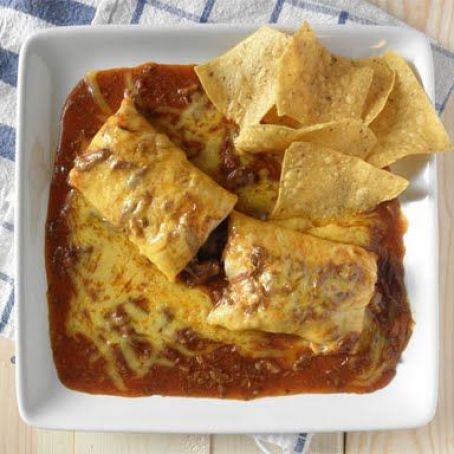 Chile Colorado Burritos