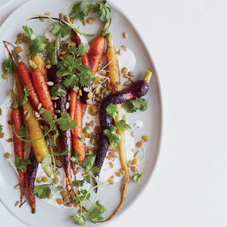 Roasted Carrots with Caraway and Coriander