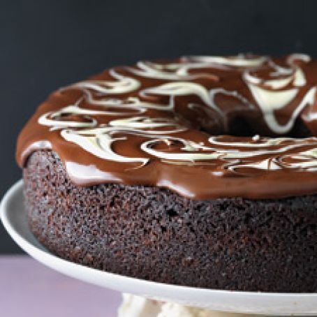 friday night double fudge chocolate cake