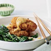 Crunchy Pork Kimchi Burgers