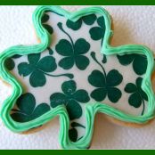 Shamrock Sugar Cookies