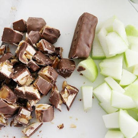 Snickers Salad (or Milky Way and Rolos!)