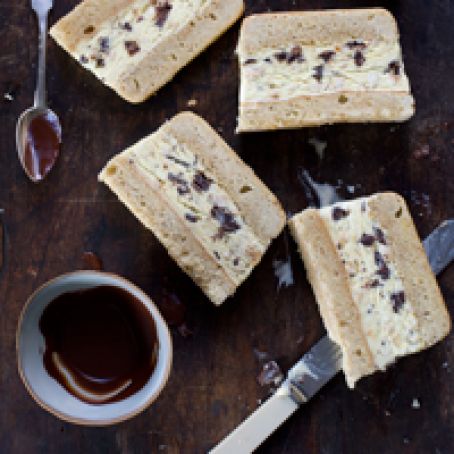 Frozen Hazelnut Mousse Cakes with Armagnac