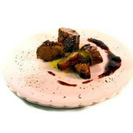 PECHUGA DE PATO CON PURE DE MANZANA