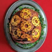 Pineapple–Chipotle-Glazed Ham