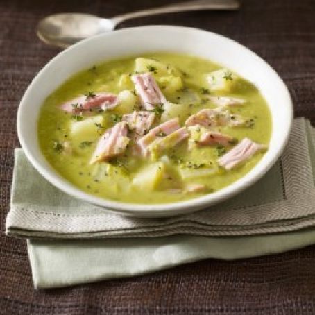 Pea, Ham, and Potato Soup