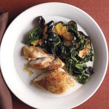 Moroccan Chicken With Kale and Roasted Squash