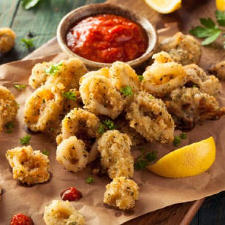 Oven Baked Calamari