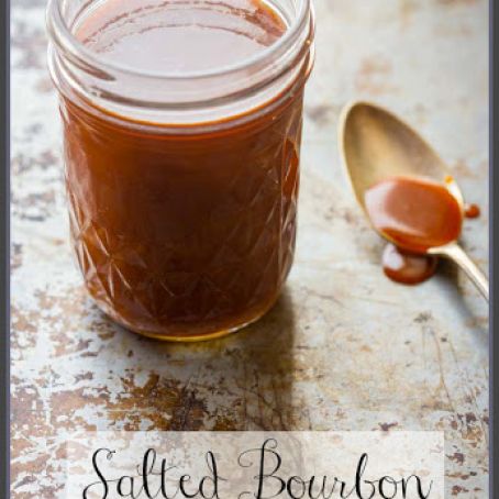 Salted Caramel-Bourbon Sauce