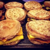 Homemade Freezer Breakfast Sandwiches