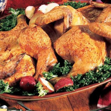 Maple-Glazed Roast Chicken