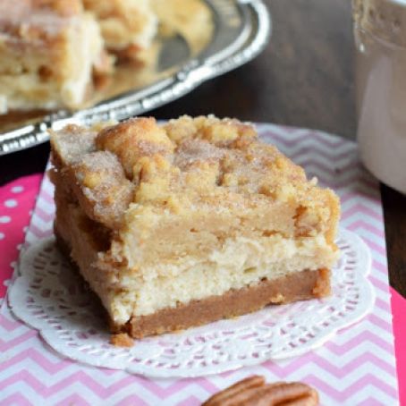 Snickerdoodle Cheesecake Bars