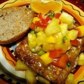 Tempeh Burgers with Pineapple Salsa