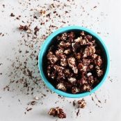 Salted Dark Chocolate Popcorn