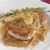 Pork Chops with Apples & Thyme