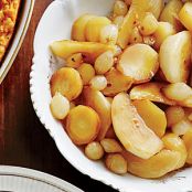 Glazed Turnips and Parsnips