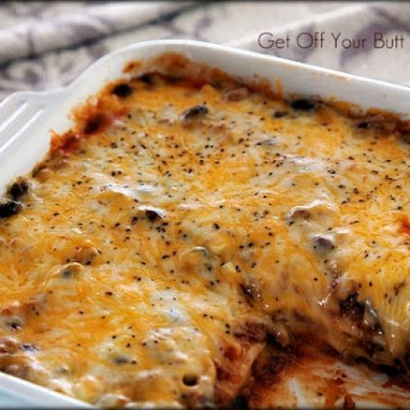 Cheesy Enchilada Casserole