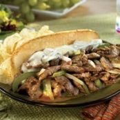 Beef Philly Cheese Steak Sandwich