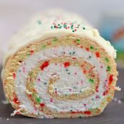 Christmas Vanilla Roll Cake