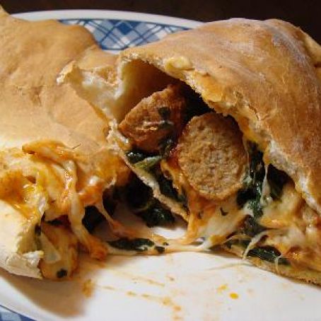 Spinach-Mushroom Calzones