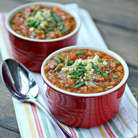 Red Lentil Chili
