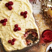 WHITE CHOCOLATE AND RASPBERRY DESSERT