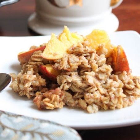 Peach Baked Oatmeal