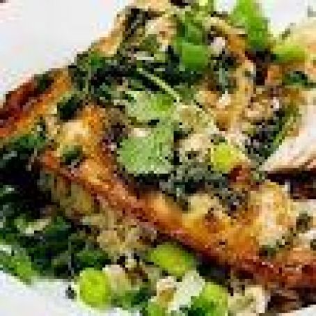 Ginger and Cilantro Baked Tilapia