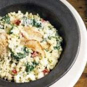 Creamy Rice, Chicken & Spinach Dinner
