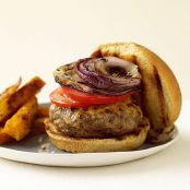 CHEESEBURGERS WITH GRILLED ONIONS