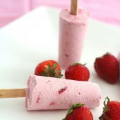 Strawberry Cheesecake Popsicles