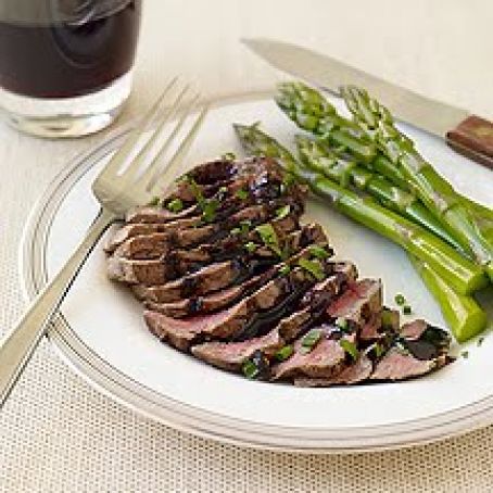 Filet Mignon with Red Wine Sauce