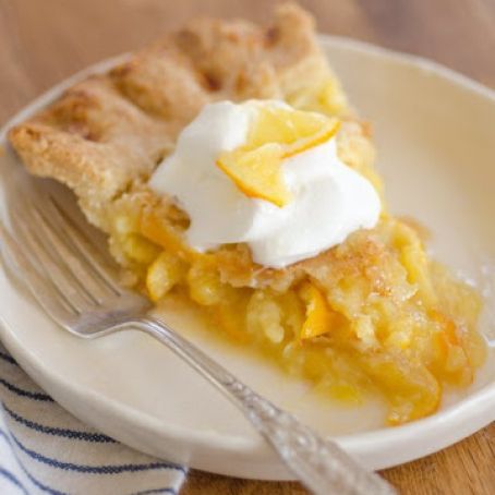 Meyer Lemon Shaker Pie