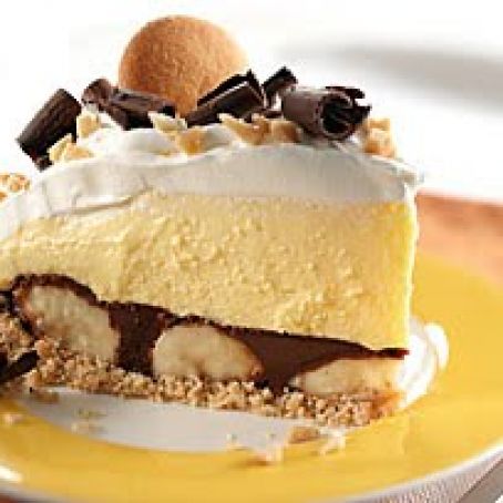 Peanut Butter-Chocolate Banana Cream Pie