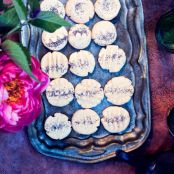 Rose Water Shortbread Cookies