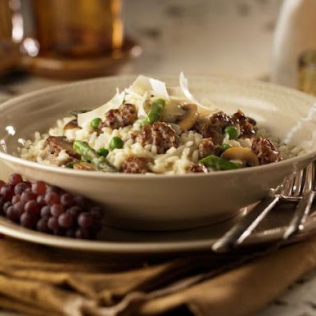 RISOTTO - Risotto With Salami and Beans (Panissa) - 7 Points