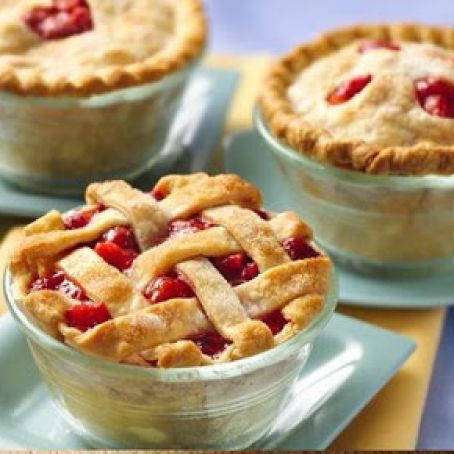 Strawberry-Rhubarb Mini Pies