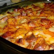 Cheesy Smoked Sausage & Potato Casserole Recipe