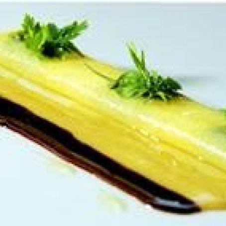 Polenta Cannellone with Its Aniseed Gelatin