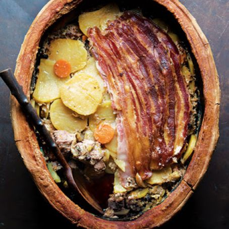 Bacheofe (Beef, Pork, Lamb and Vegetable Stew)