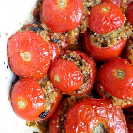 Turkish Stuffed Tomatoes Dolma