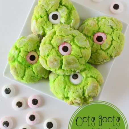 Gooey Monster Eye Cookies