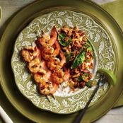 Margarita Shrimp with Pecan Dirty Rice
