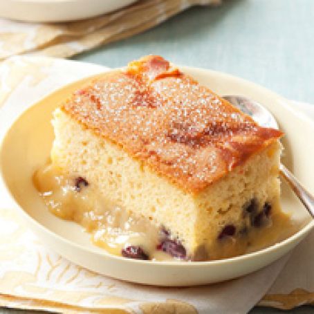 Warm Blueberry-Pudding Cake