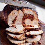 Spain-Pimentón-Roasted Whole Turkey Breast with Chorizo